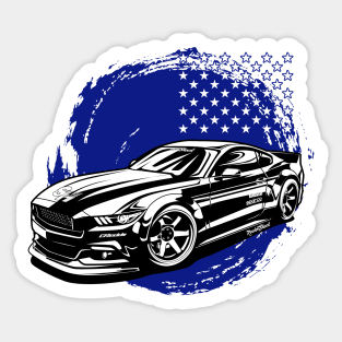 Ford Mustang GT american muscle Sticker